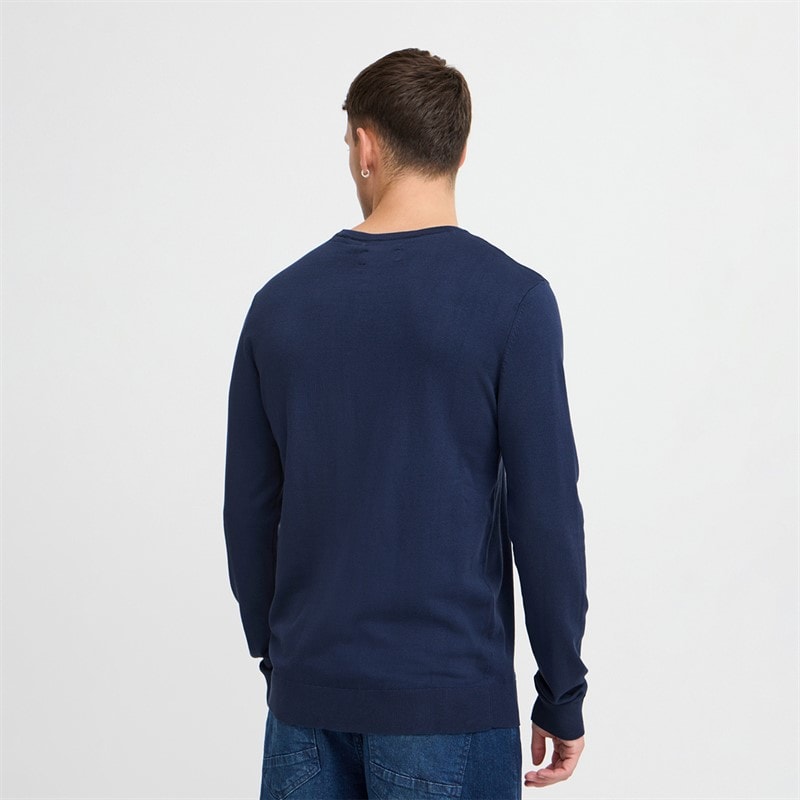 Blend Mens Knit Jumper Dress Blues - Image 2