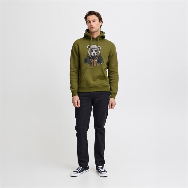 Blend Mens Hoodie Capulet Olive - Image 4