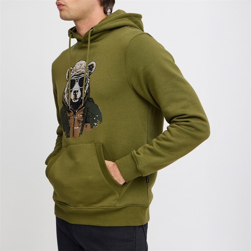 Blend Mens Hoodie Capulet Olive - Image 5