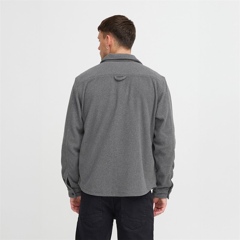 Blend Mens Overshirt Charcoal Mix - Image 2