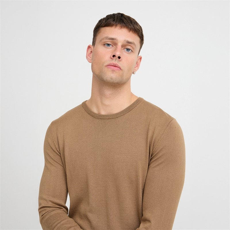 Blend Mens Knit Jumper Otter - Image 3
