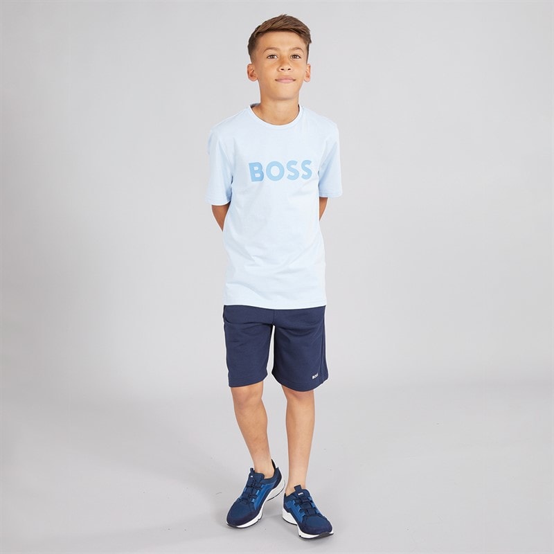 BOSS Boys Shorts Navy - Image 3