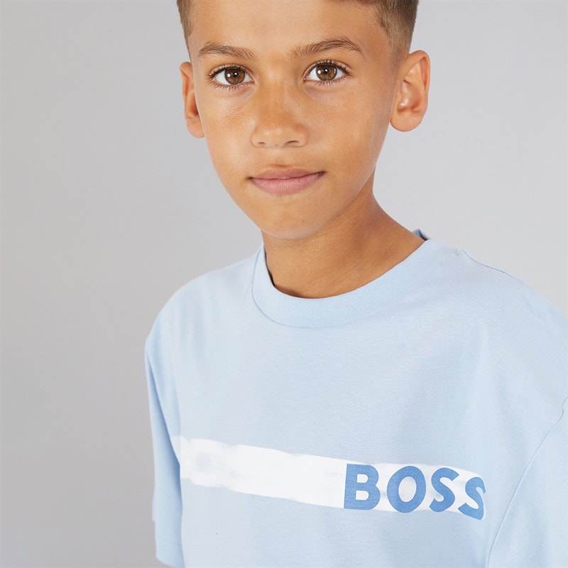 BOSS Boys Co-Ord Set Persian Blue - Image 3