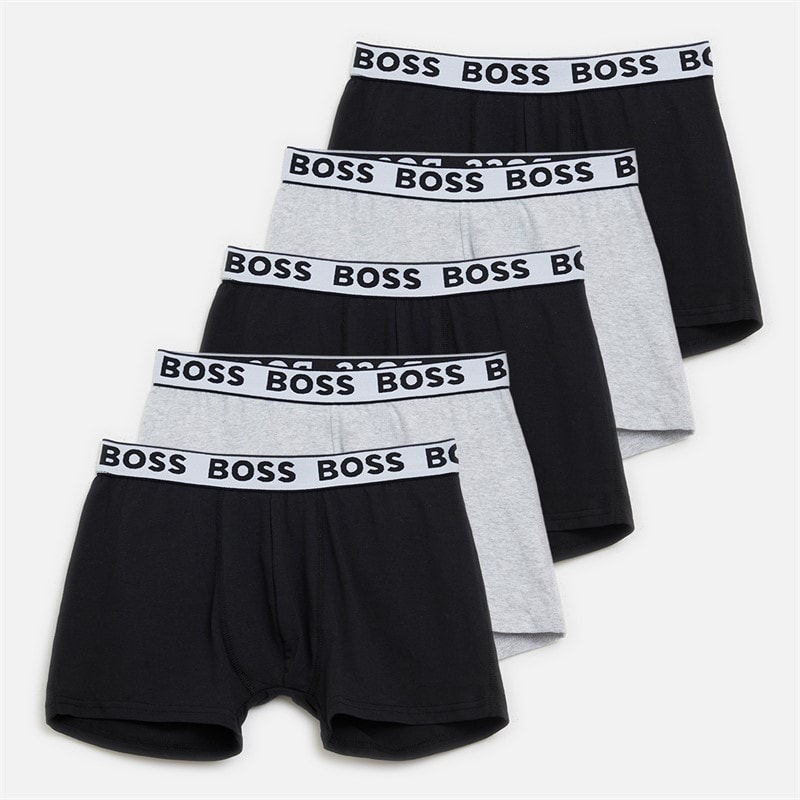 BOSS Boys Five Pack Boxers Black - Image 1