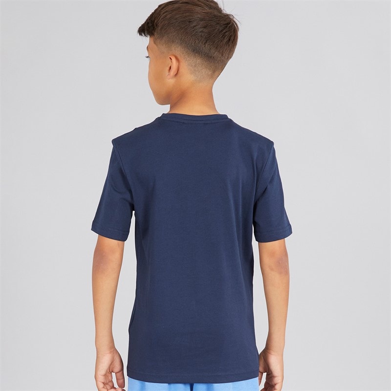 BOSS Boys T-Shirt Navy - Image 2