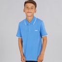 BOSS Boys Short Sleeve Polo Shirt Navy