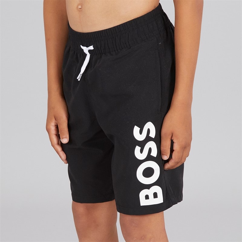 BOSS Boys Swim Shorts Black - Image 1