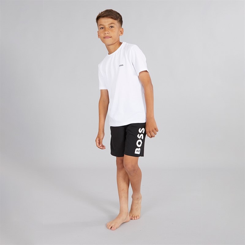 BOSS Boys Swim Shorts Black - Image 3