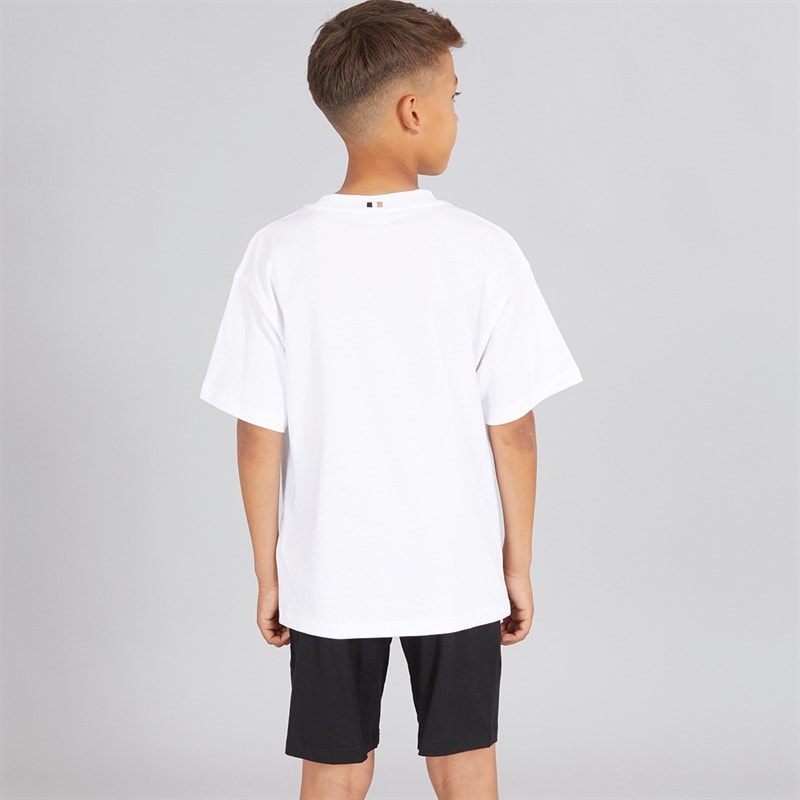 BOSS Boys Co-Ord Set White - Image 2