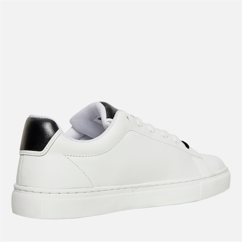 BOSS Junior Boys Cupsole Trainers White - Image 5