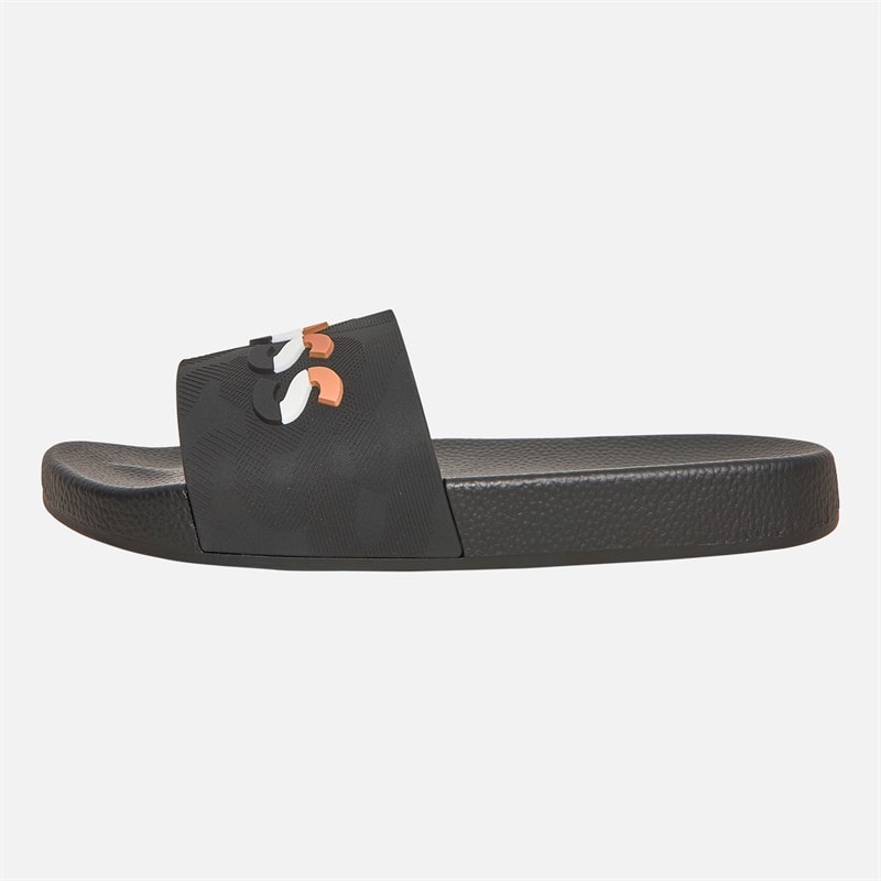 BOSS Junior Boys Logo Sliders Black - Image 2