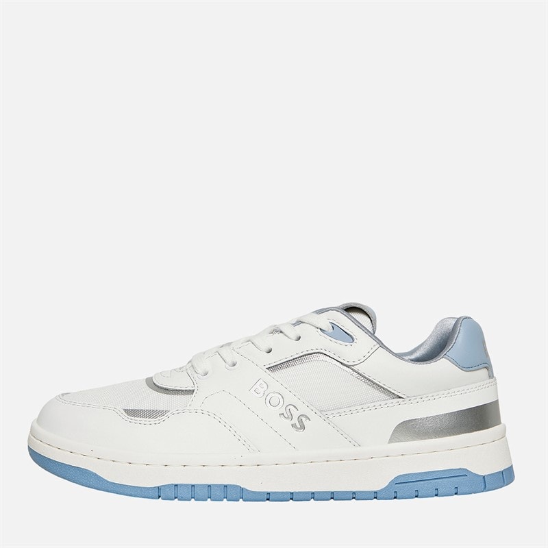 BOSS Junior Boys Court Trainers White