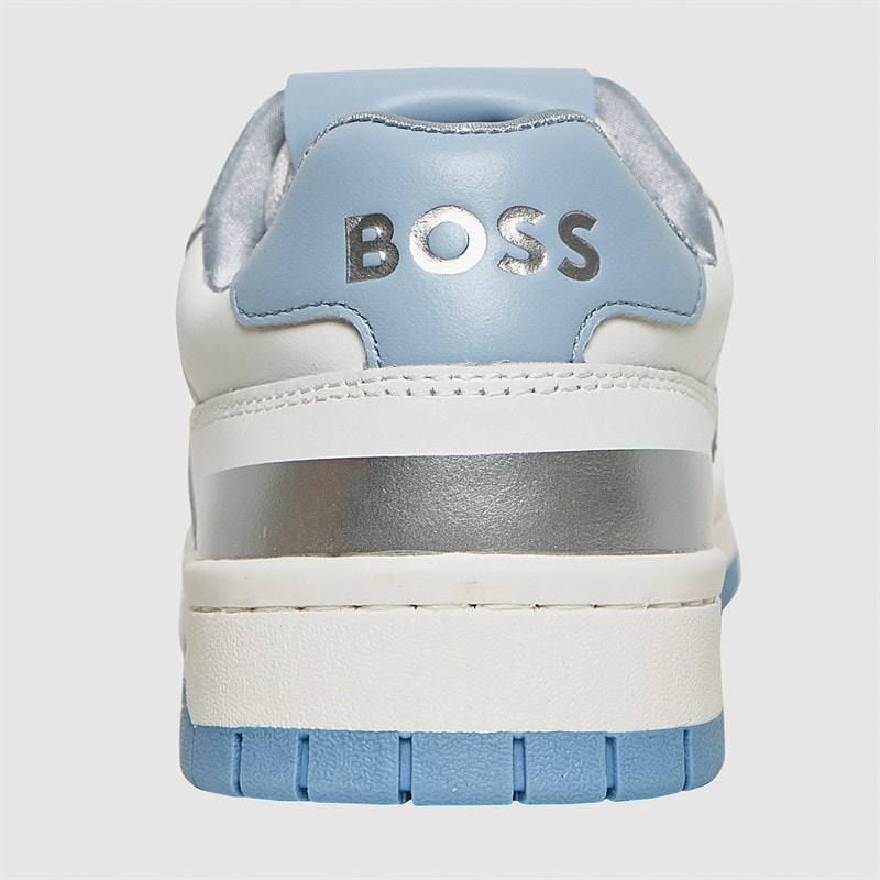 BOSS Junior Boys Court Trainers White - Image 3