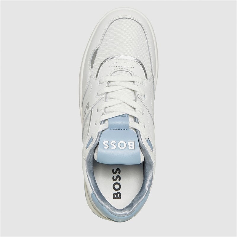 BOSS Junior Boys Court Trainers White - Image 4