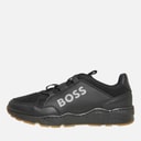 BOSS Junior Boys Knitted Logo Trainers Black
