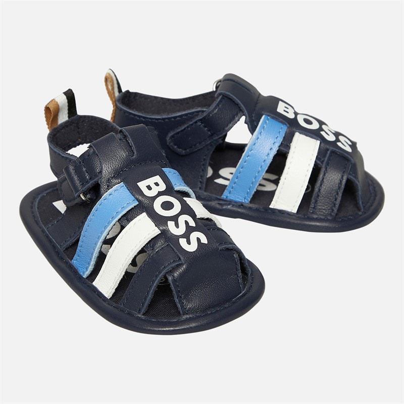BOSS Baby Boys Velcro Sandals Navy