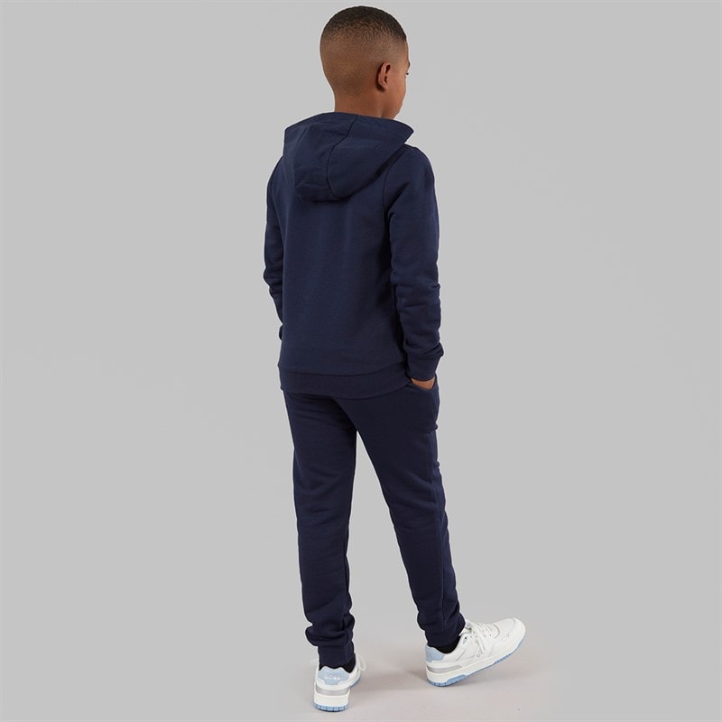 BOSS Boys Hoodie And Joggers Tracksuit Set Navy - Image 2