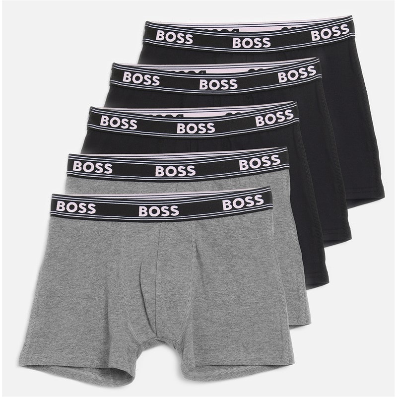BOSS Boys Five Pack Boxers Black - Image 1