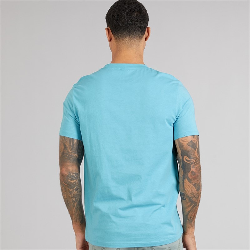 BOSS Mens Stormfish T-Shirt Light/Pastel Blue - Image 2