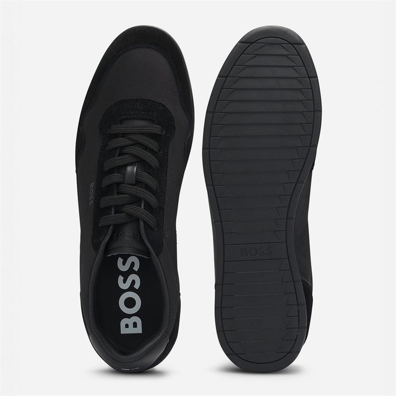 BOSS Mens Titanium Sneakers Black - Image 2