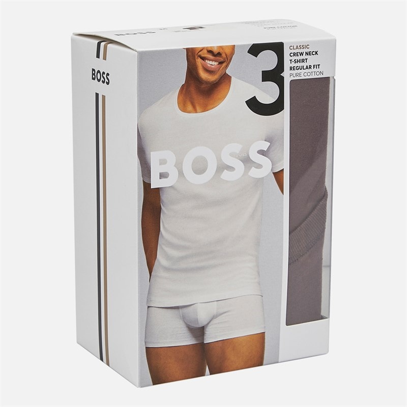 BOSS Mens Three Pack T-Shirts Open Miscellaneous - Image 2