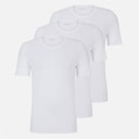 BOSS Mens Three Pack T-Shirts White