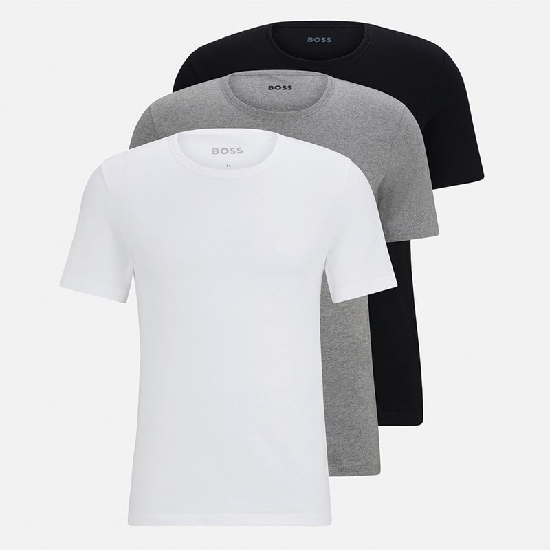 BOSS Mens Three Pack T-Shirts Assorted Assorted Pre-Pack