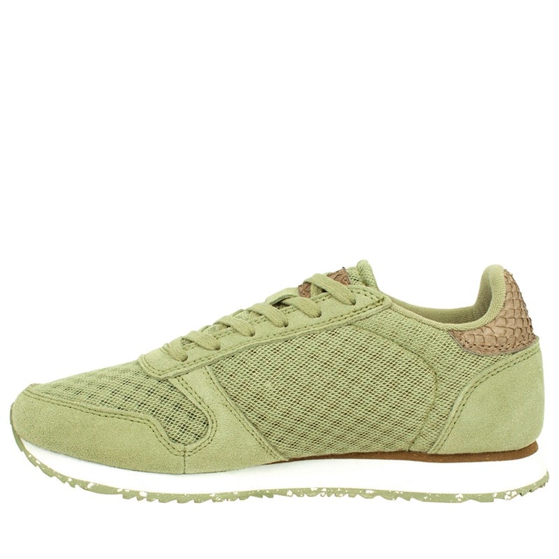 Woden Womens Ydun Suede Mesh II Sneakers 306 Dusty Olive - Image 5