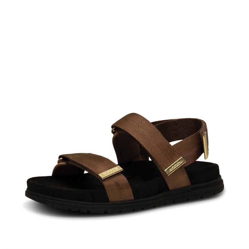 Woden Womens Louisa Sandals 069 Latte - Image 2