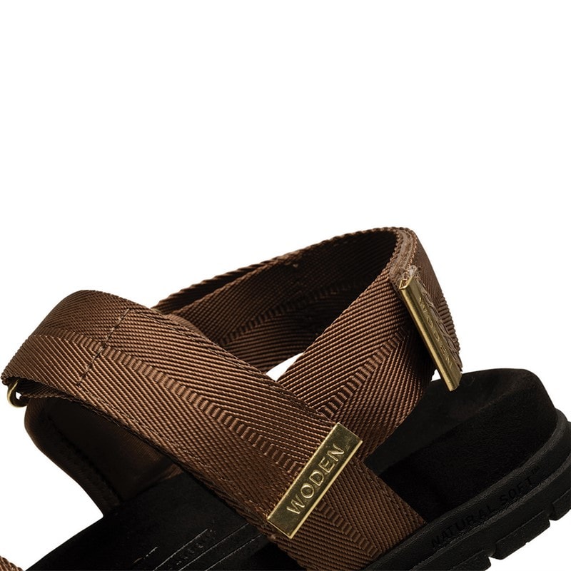 Woden Womens Louisa Sandals 069 Latte - Image 3