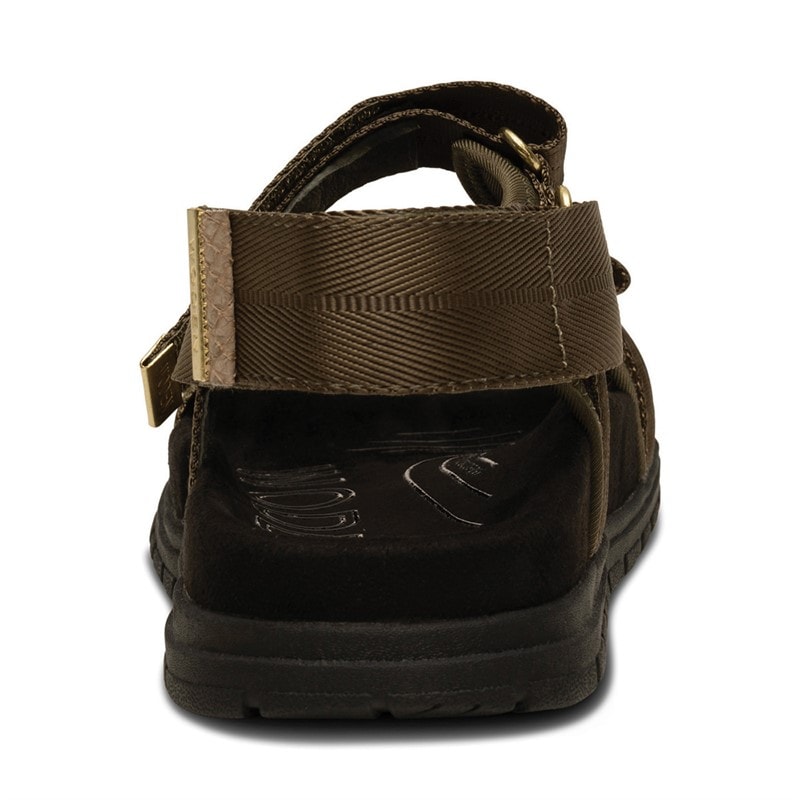Woden Womens Louisa Sandals 295 Dark Olive - Image 3