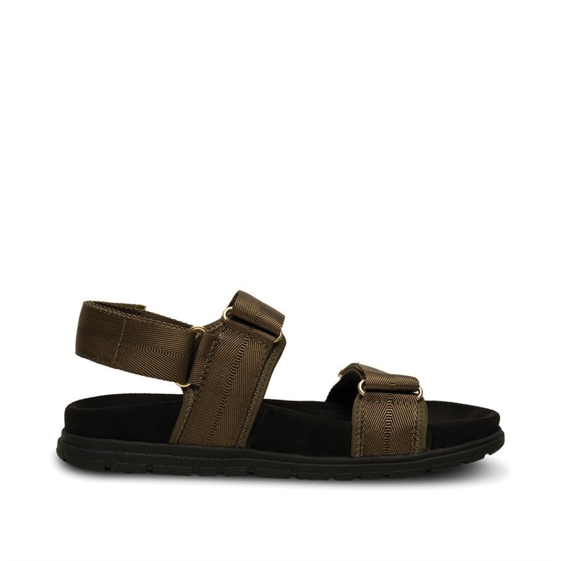 Woden Womens Louisa Sandals 295 Dark Olive - Image 5