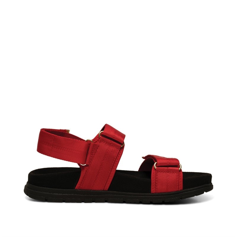 Woden Womens Louisa Sandals 123 Fire Red - Image 5
