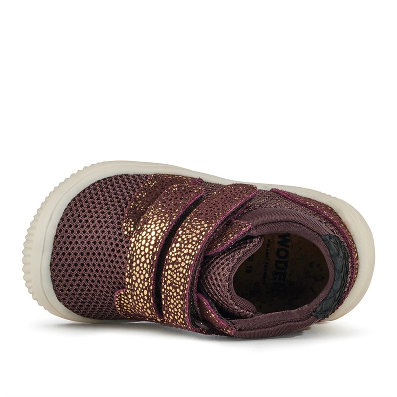 Woden Infant Girls Tristan Pearl Prewalker Shoes 780 Fudge - Image 4