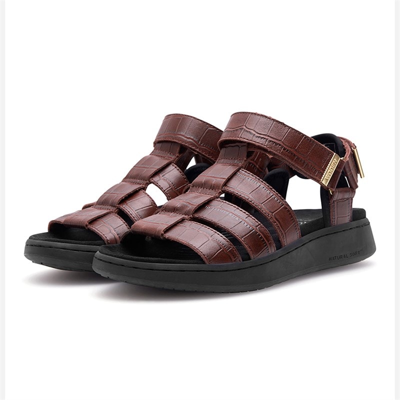 Woden Womens Isabell Fisherman Sandals 312 Sepia - Image 4