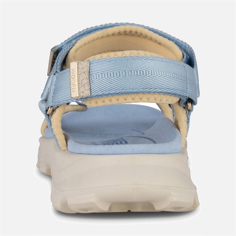 Woden Womens Sandie Sandals 522 Ice Blue - Image 3
