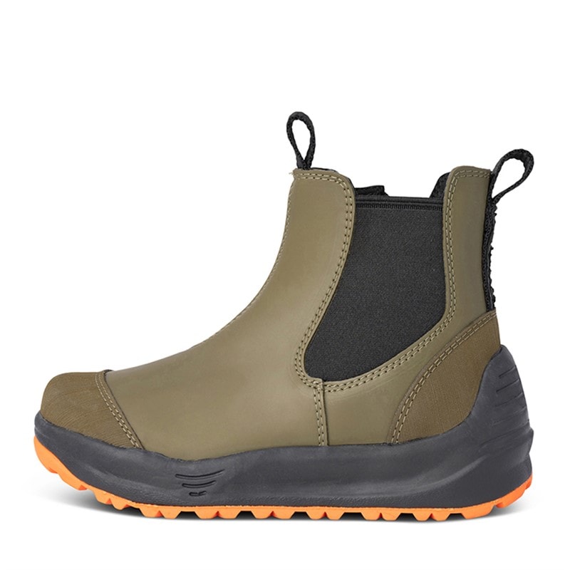 Woden Kids Wodens Silja Rubber Boots 295 Dark Olive