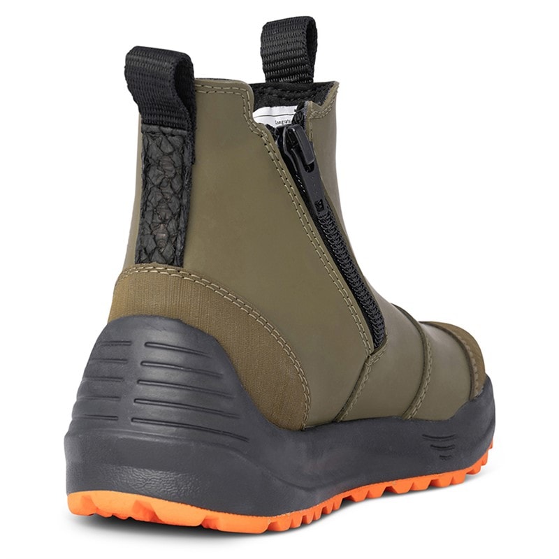 Woden Kids Wodens Silja Rubber Boots 295 Dark Olive - Image 3