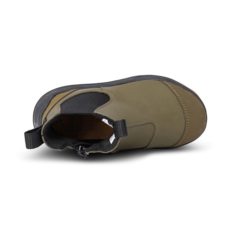 Woden Kids Wodens Silja Rubber Boots 295 Dark Olive - Image 4