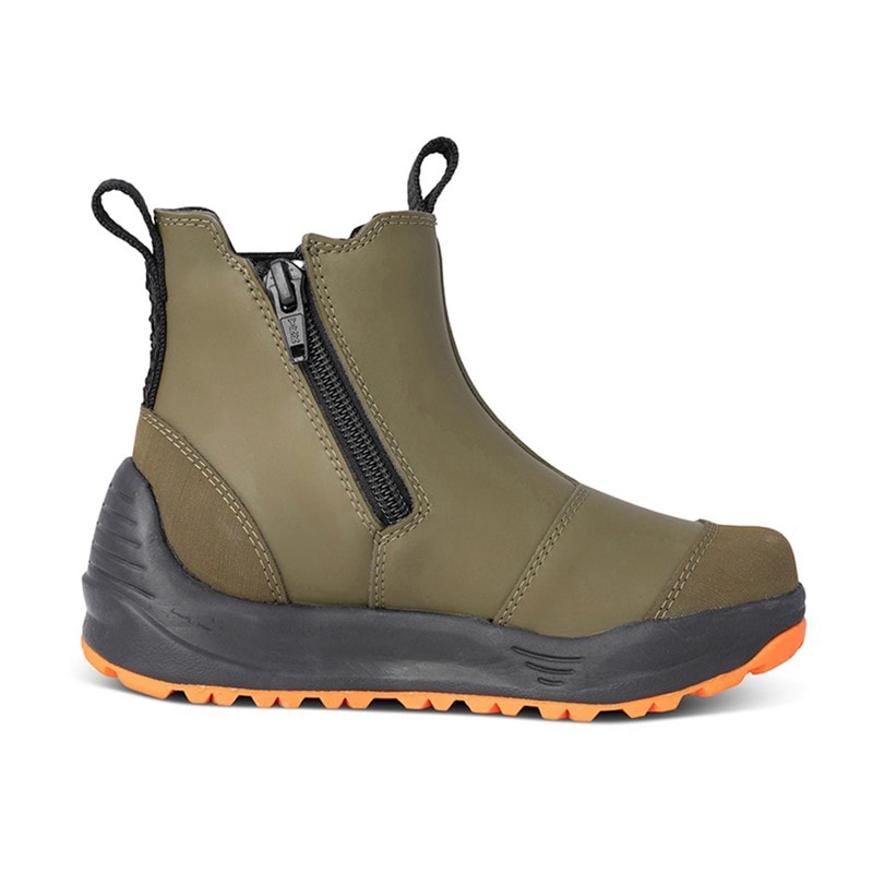 Woden Kids Wodens Silja Rubber Boots 295 Dark Olive - Image 5
