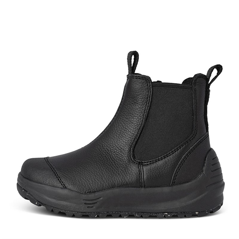 Woden Kids Wodens Silja Warm Leather Boots 020 Black