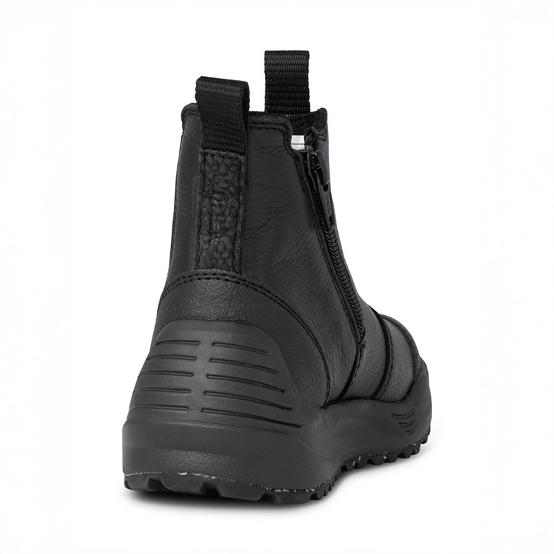 Woden Kids Wodens Silja Warm Leather Boots 020 Black - Image 3