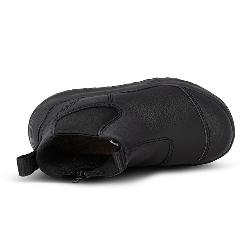 Woden Kids Wodens Silja Warm Leather Boots 020 Black - Image 4