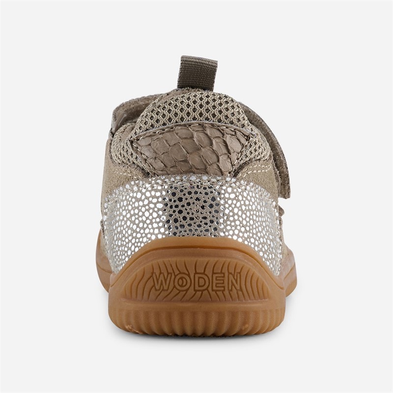 Woden Kids Tristan Pearl Sandals 776 Silver Mink - Image 3