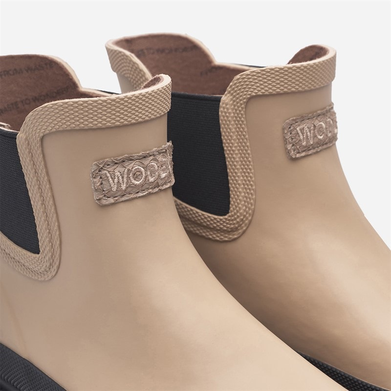 Woden Womens Liv Waterproof Rubber Boots 852 Coffee Cream - Image 5