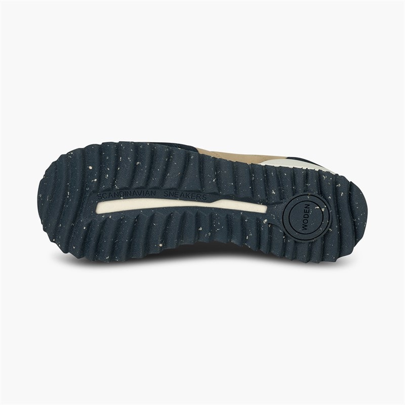 Woden Womens Ronja Plateau Sneakers 154 Navy Multi - Image 2