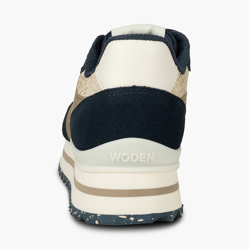 Woden Womens Ronja Plateau Sneakers 154 Navy Multi - Image 3