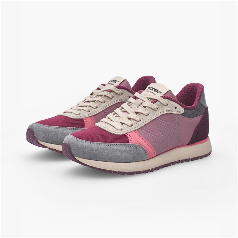 Woden Womens Ronja Sneakers 256 Old Rose Multi - Image 2