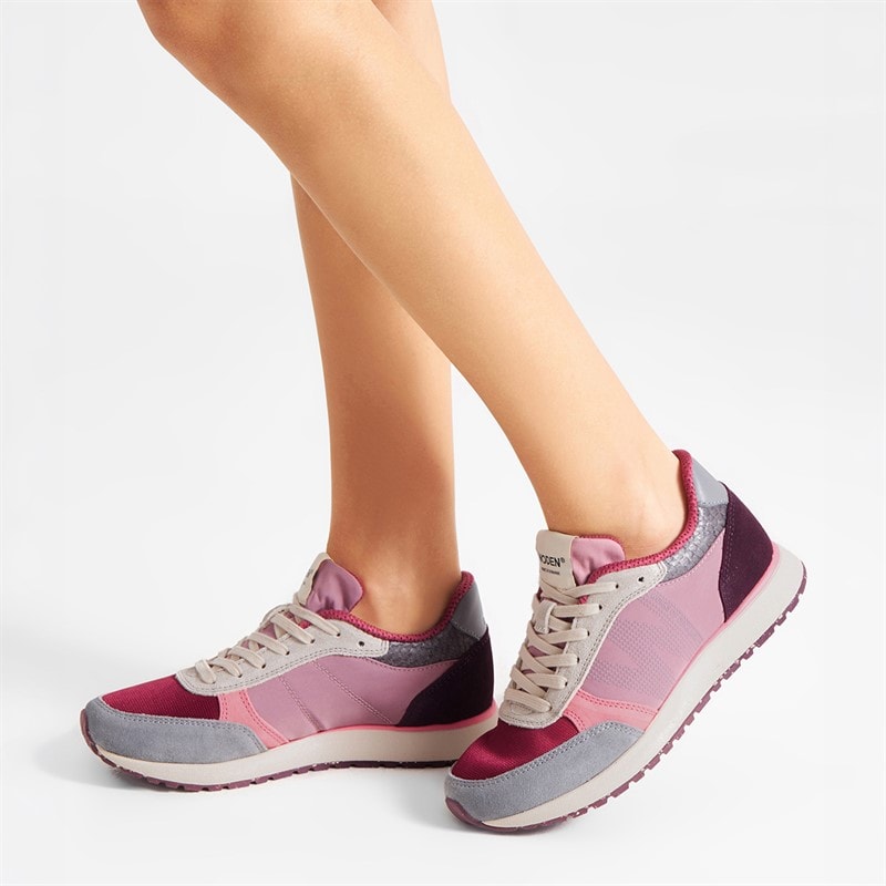 Woden Womens Ronja Sneakers 256 Old Rose Multi - Image 5