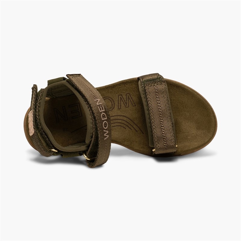Woden Kids Cirkeline Sandals 295 Dark Olive - Image 4